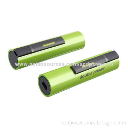 Power Banks, 2,200mAh with Optional LED Flashlight, Measuring 23.5 x 94mm